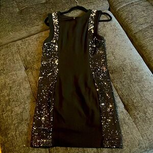 Black Sequin Dress